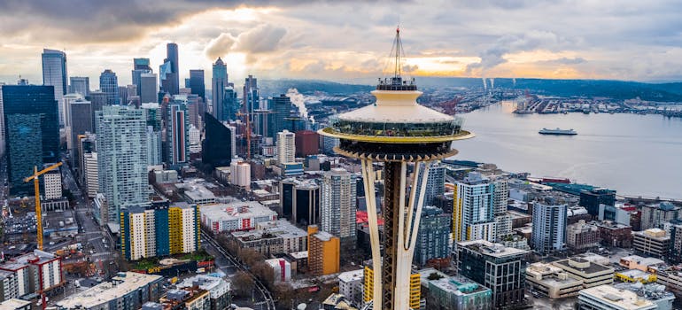 Aerial view of Seattle