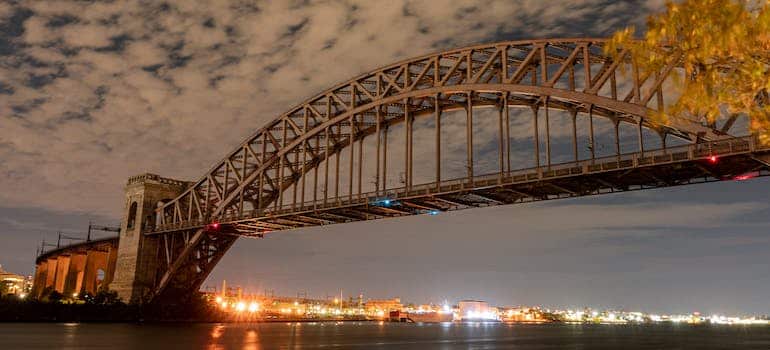 A bridge in one of the NYC neighborhoods people from Florida move to