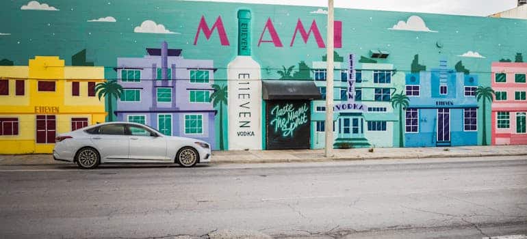 Miami written on the wall 