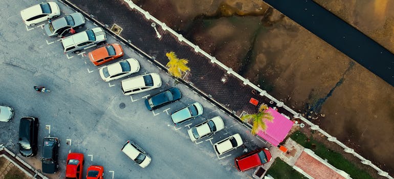 Cars on the parking