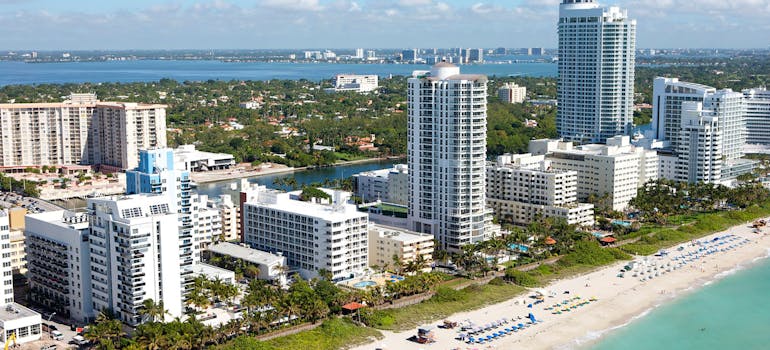 Buildings near water